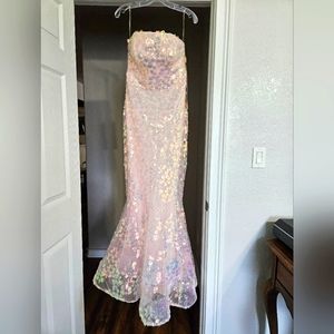 TARIK EDIZ DRESS / Pink / Size 6